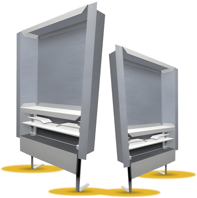 Golden Beam Pockets — cast-in-place adjustable steel beam pockets (large and small)