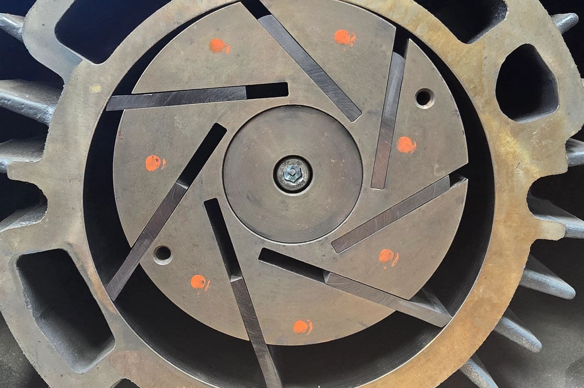 Precision laser-cut steel component
