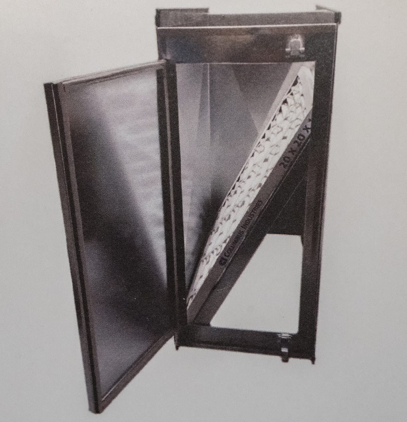Side Air Filter Box with hinged access door